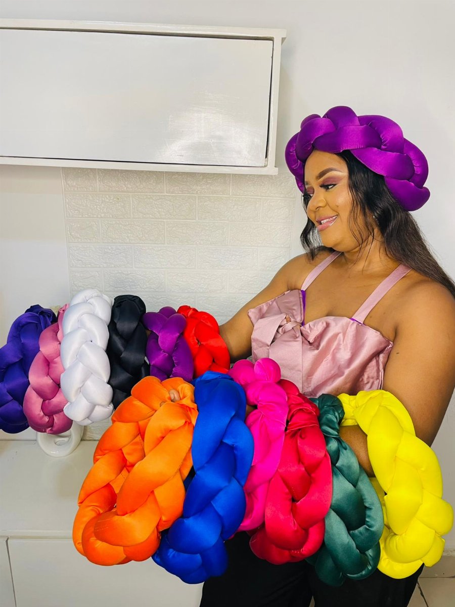 Turbans satinés